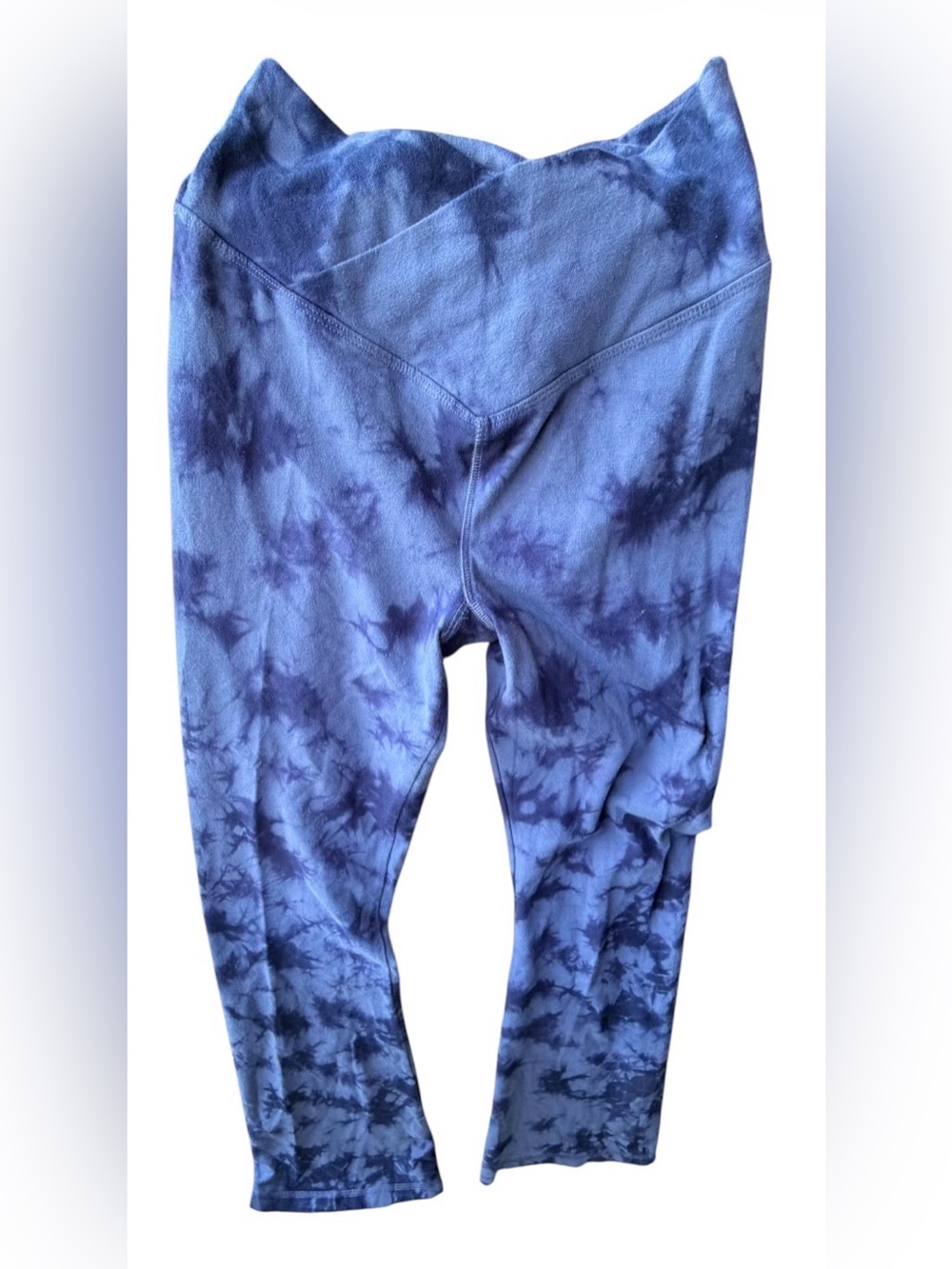 Victoria's Secret PINK Women's Blue Tie Dye Flare Leggings Size XS